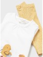 MAYORAL NEWBORN KOMPLET KOSZULKA LEGINSY KOMPLET007
