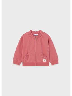 MAYORAL BABY BLUZA ROZPINANA DLA DZIEWCZYNKI KORALOWA 1435/88