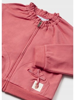 MAYORAL BABY BLUZA ROZPINANA DLA DZIEWCZYNKI KORALOWA 1435/88