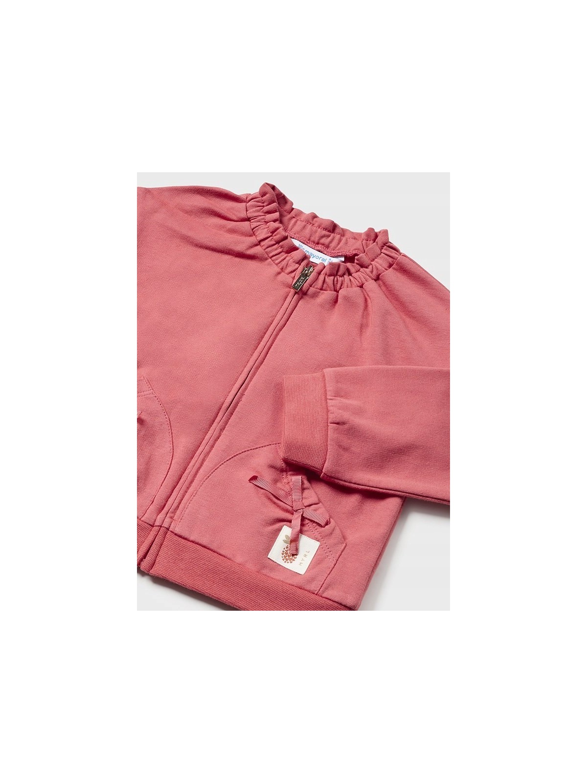 MAYORAL BABY BLUZA ROZPINANA DLA DZIEWCZYNKI KORALOWA 1435/88
