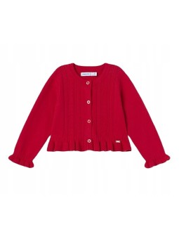 MAYORAL BABY SWETER DLA DZIEWCZYNKI  CZERWONY  1366