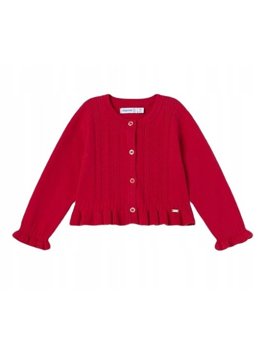 MAYORAL BABY SWETER DLA DZIEWCZYNKI  CZERWONY  1366