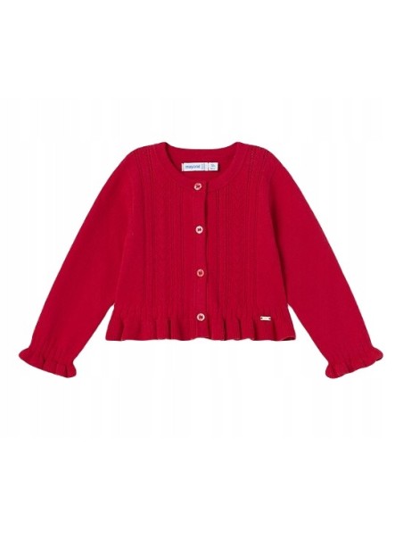 MAYORAL BABY SWETER DLA DZIEWCZYNKI  CZERWONY  1366