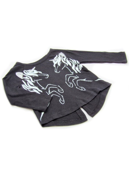 GAP  KOSZULKA BLUZKA NA DŁUGI RĘKAW DLA DZIEWCZYNKI S403-0002