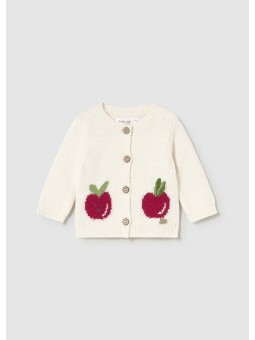 MAYORAL NEWBORN SWETEREK  KREM DLA DZIEWCZYNKI 2332/38