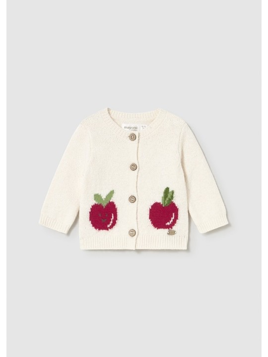 MAYORAL NEWBORN SWETEREK  KREM DLA DZIEWCZYNKI 2332/38