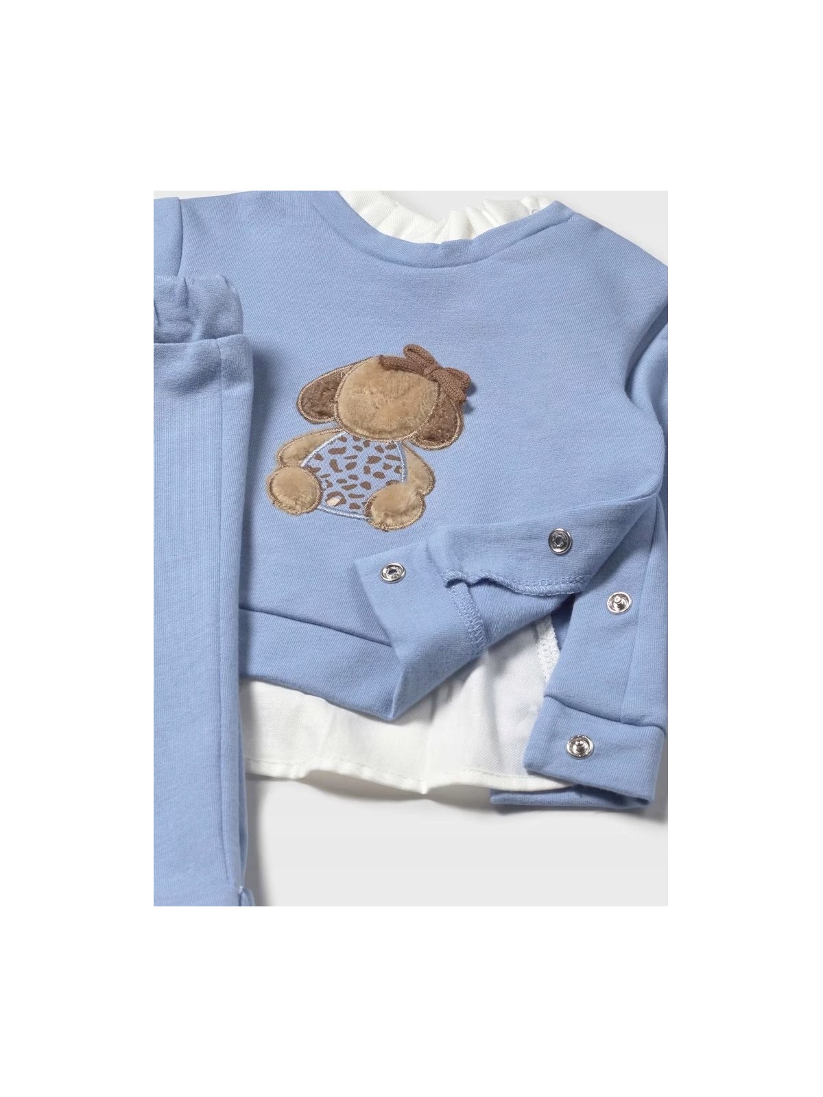 MAYORAL NEWBORN KOMPLET SPODNIE BLUZA BŁĘKIT 2560