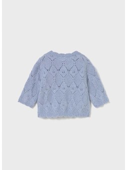 MAYORAL NEWBORN SWETEREK  ROZPINANY BŁĘKIT NIEBIESKI 2332