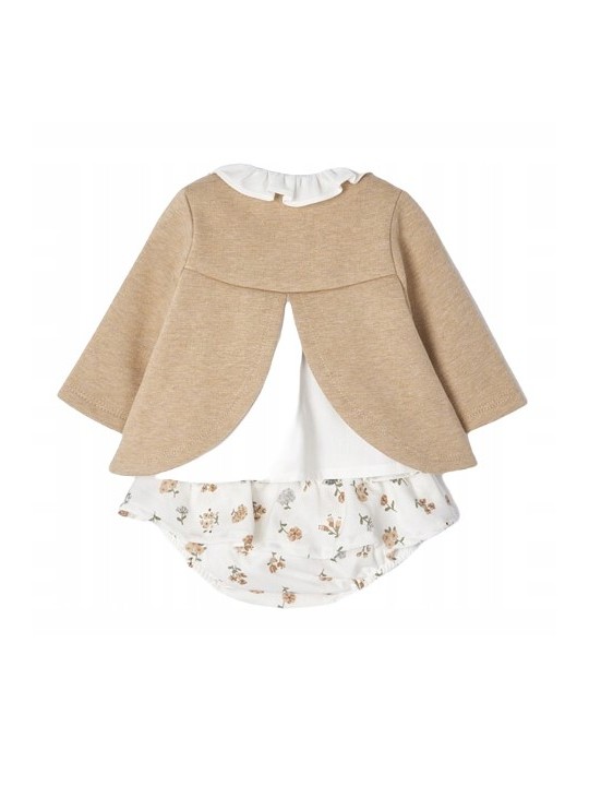 MAYORAL NEWBORN KOMPLET BLUZA MAJTECZKI 2227