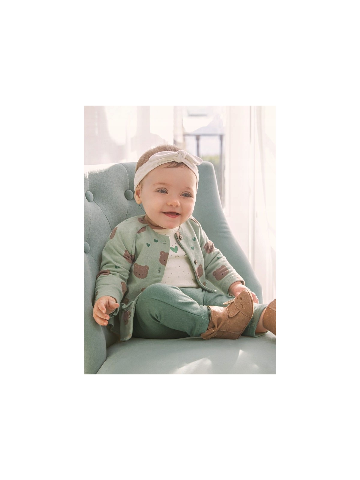 MAYORAL NEWBORN KOMPLET DLA DZIEWCZYNKI  BLUZA ROZPINANA BODY SPODNIE 2716/60