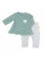 MAYORAL NEWBORN KOMPLET DLA DZIEWCZYNKI  KOSZULKA LEGINSY 1705/91