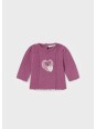 MAYORAL NEWBORN SWETER DLA DZIEWCZYNKI  FIOLET WRZOS SWETER004