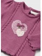 DZIANINOWY SWETER NIEMOWELĘCY Z SERCEM MAYORAL SWETER004