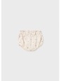MAYORAL NEWBORN DZIEWCZĘCE BLOOMERSY SPODENKI W SERCA Z KOKARDKĄ - KREM 02246