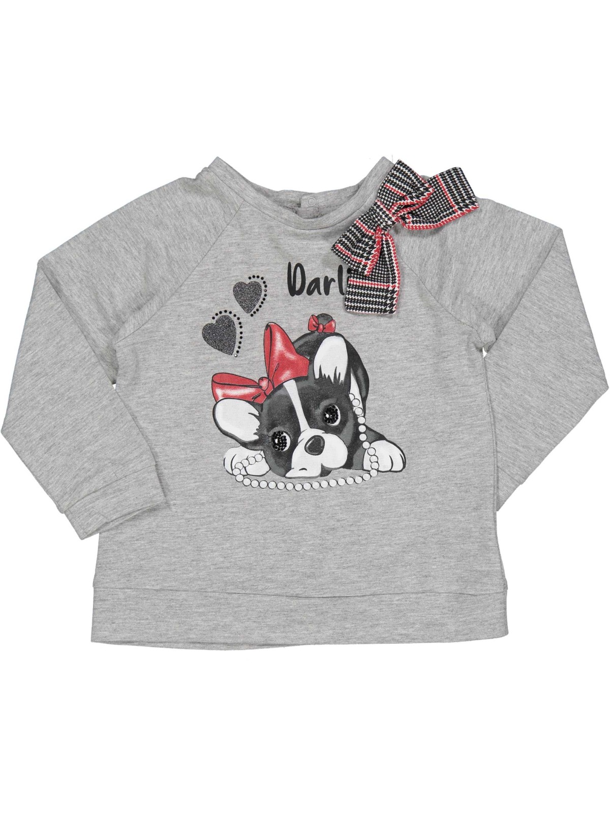 BIRBA TRYBEYOND BLUZKA KOSZULKA DLA DZIEWCZYNKI SZARA 999 54011 00 46B