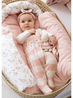 MAYORAL NEWBORN ŚPIOCHY PAJAC PIŻAMKA DLA DZIEWCZYNKI 2-PAK 2669/3