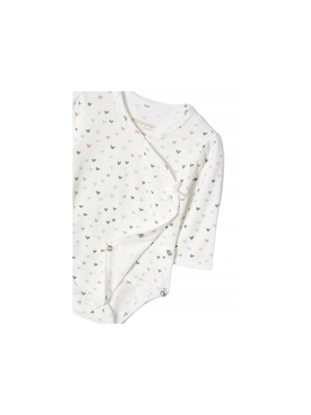 MAYORAL NEWBORN BODY DLA DZIEWCZYNKI  NA DŁUGI RĘKAW 2 PAK 2701/65