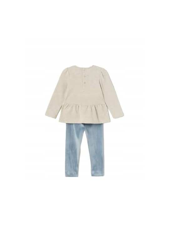 MAYORAL BABY KOMPLET BLUZA Z  FALBANKĄ LEGINSY ASKAMIT KOMPLET004
