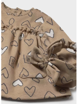 MAYORAL NEWBORN SUKIENKA OPASKA NA WŁOSY BRĄŻ BEŻ KAMEL 2825