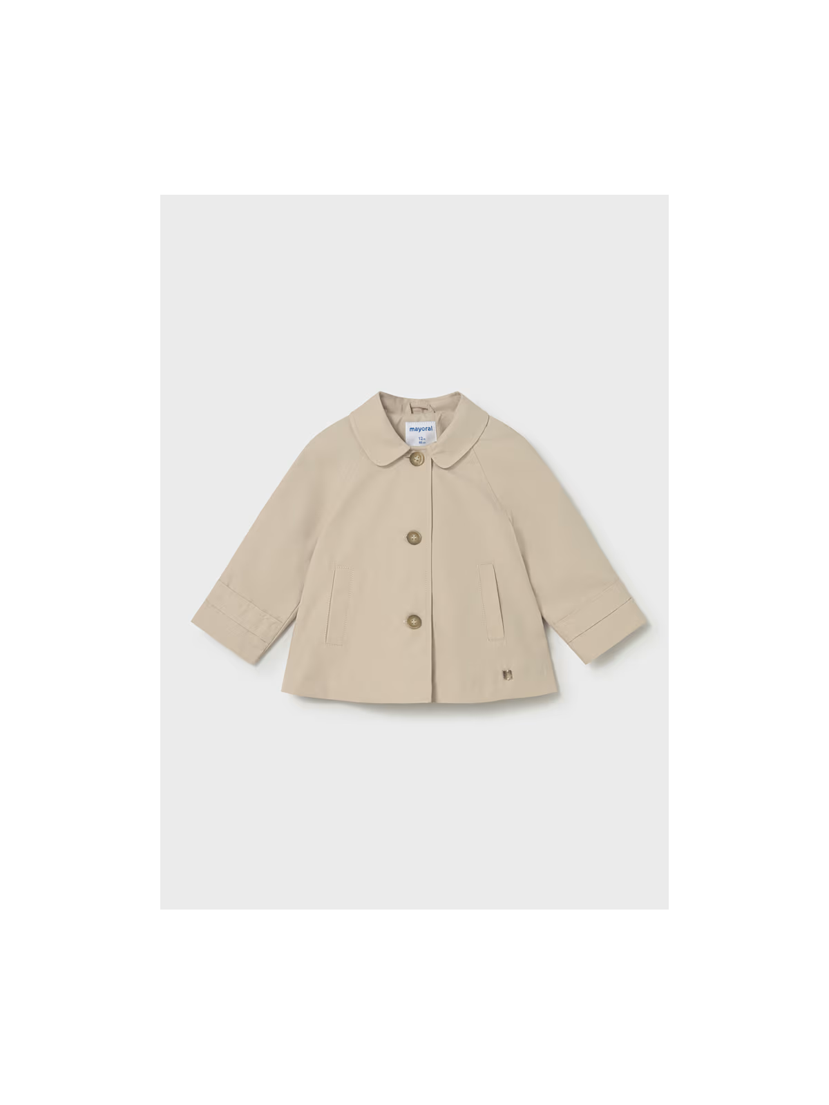 MAYORAL BABY PŁASZCZ KURTKA DLA DZIEWCZYNKI BEŻ 1494/95
