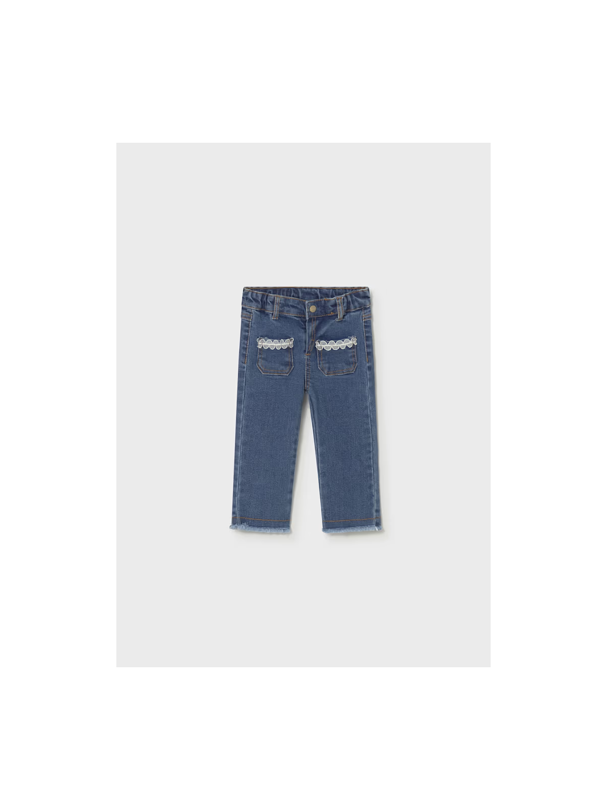 MAYORAL BABY SPODNIE JEANS RELAXED FIT DLA DZIEWCZYNKI 1511/74