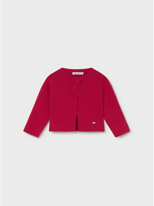 MAYORAL BABY SWETER DLA DZIEWCZYNKI CZERWONY 1307/50