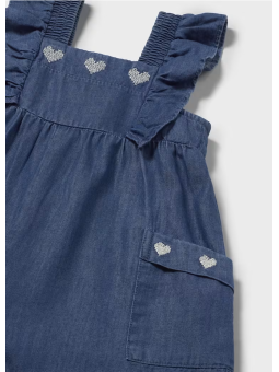 MAYORAL BABY KOMBINEZON DLA DZIEWCZYNKI JEANS 1828/28