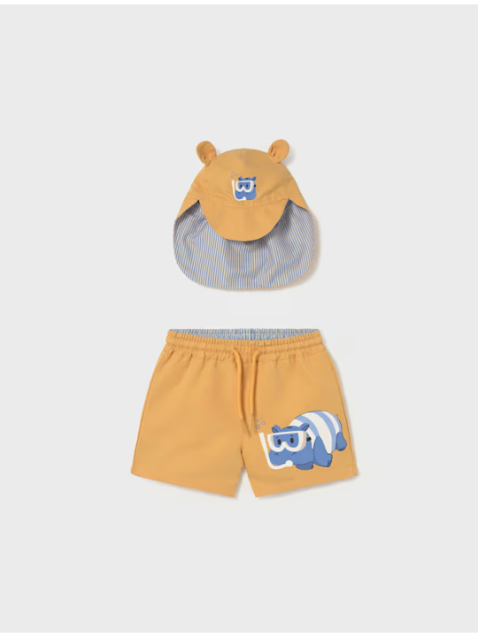 MAYORAL BABY  KĄPIELÓWKI DLA CHŁOPCA POMARAŃCZ 1662/19