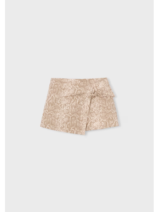 MAYORAL SPÓDNICA SPÓDNICZKA JEANS BRĄZ BEŻ 3904/57