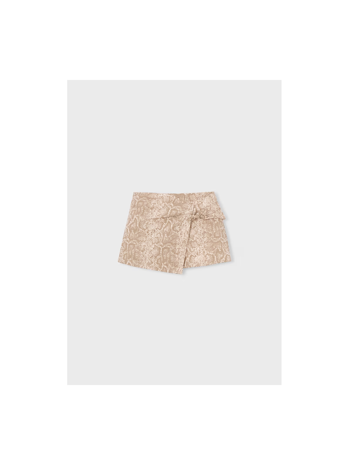 MAYORAL SPÓDNICA SPÓDNICZKA JEANS BRĄZ BEŻ 3904/57