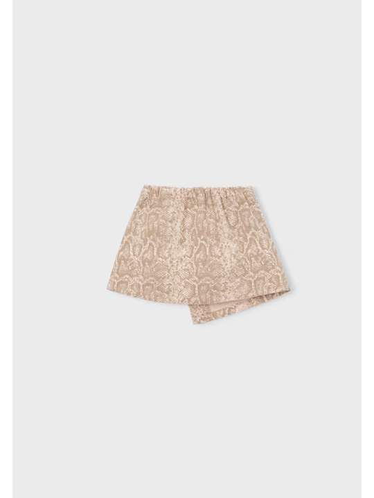 MAYORAL SPÓDNICA SPÓDNICZKA JEANS BRĄZ BEŻ 3904/57