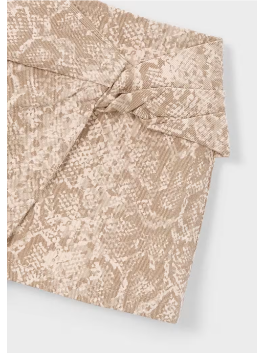 MAYORAL SPÓDNICA SPÓDNICZKA JEANS BRĄZ BEŻ 3904/57