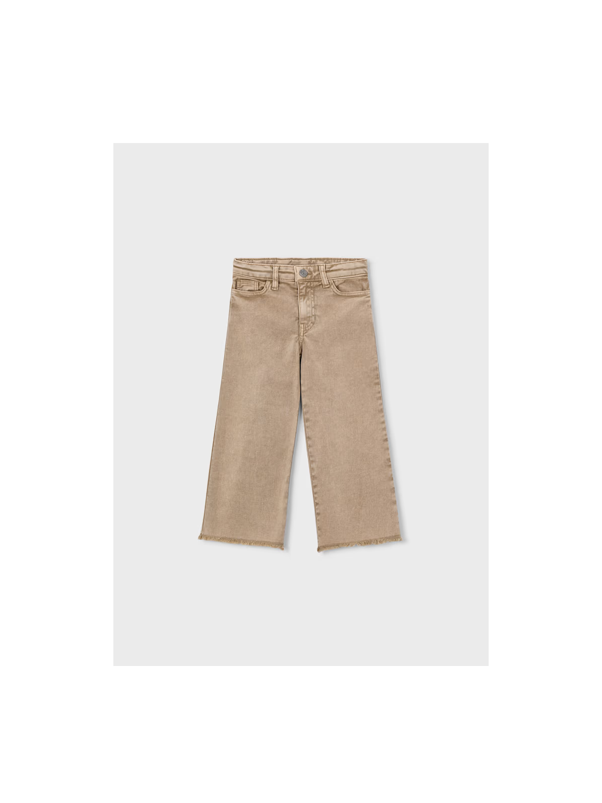 MAYORAL SPODNIE JEANSY SZEROKIE BRĄZOWE 3588/25