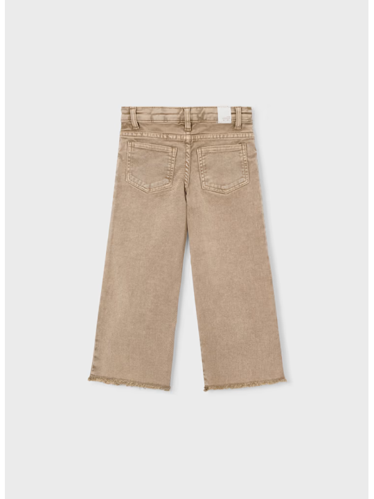 MAYORAL SPODNIE JEANSY SZEROKIE BRĄZOWE 3588/25