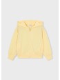 MAYORAL BLUZA Z KAPTUREM ROZPINANA DLA DZIEWCZYNKI ŻÓŁTA 3457/40
