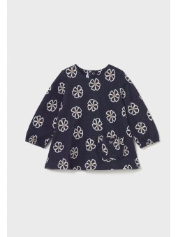 MAYORAL BABY SUKIENKA DLA DZIEWCZYNKI GRANAT KWIATY 2918