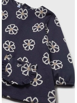 MAYORAL BABY SUKIENKA DLA DZIEWCZYNKI GRANAT KWIATY 2918