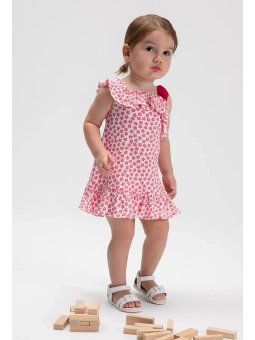 MAYORAL BABY SUKIENKA NA RAMIĄCZKACH RÓŻ GWIAZDKI  1928/65