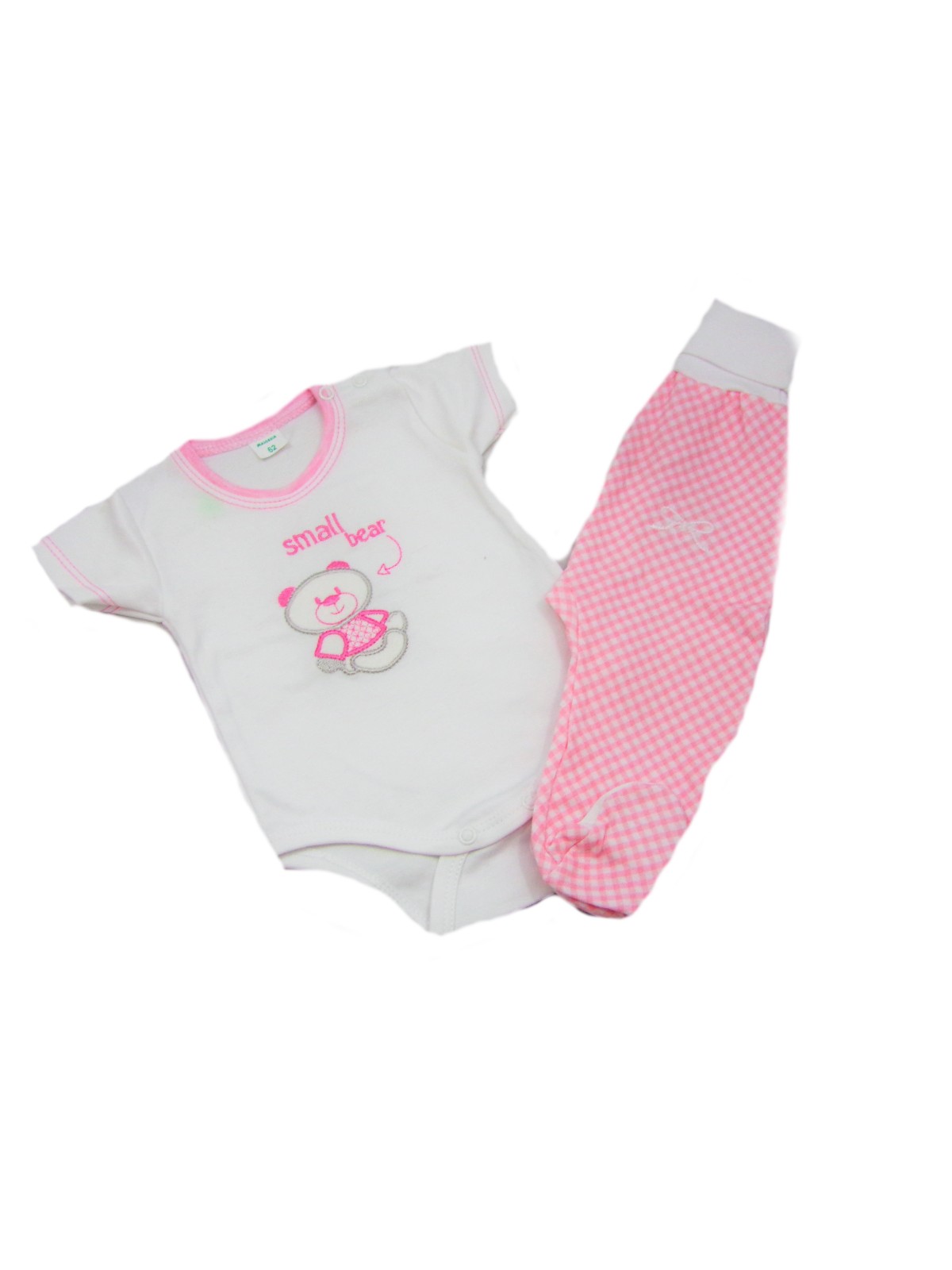 KOMPLET PIŻAMA DLA DZIEWCZYNKI BODY PLUS PÓŁŚPIOCHY MAŁGOSIA