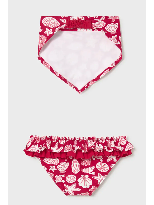 MAYORAL BABY  MAJTKI KĄPIELOWE CHUSTKA WZORY CZERWONE  1657/79