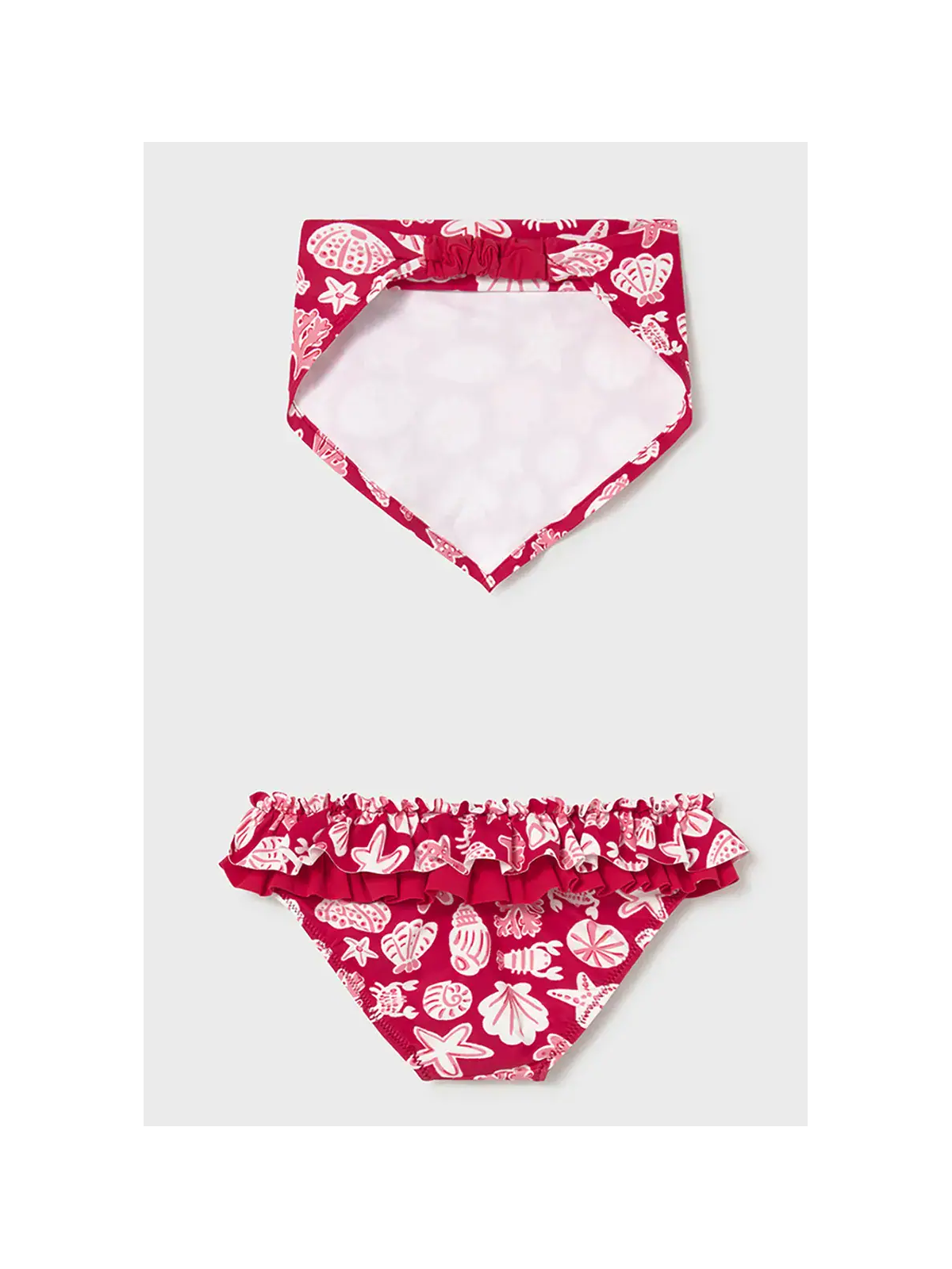 MAYORAL BABY  MAJTKI KĄPIELOWE CHUSTKA WZORY CZERWONE  1657/79