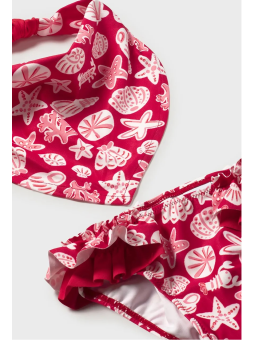 MAYORAL BABY  MAJTKI KĄPIELOWE CHUSTKA WZORY CZERWONE  1657/79