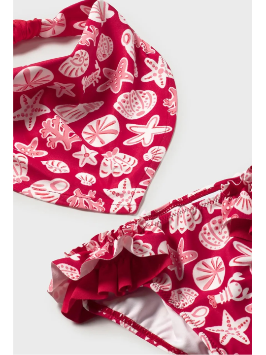 MAYORAL BABY  MAJTKI KĄPIELOWE CHUSTKA WZORY CZERWONE  1657/79