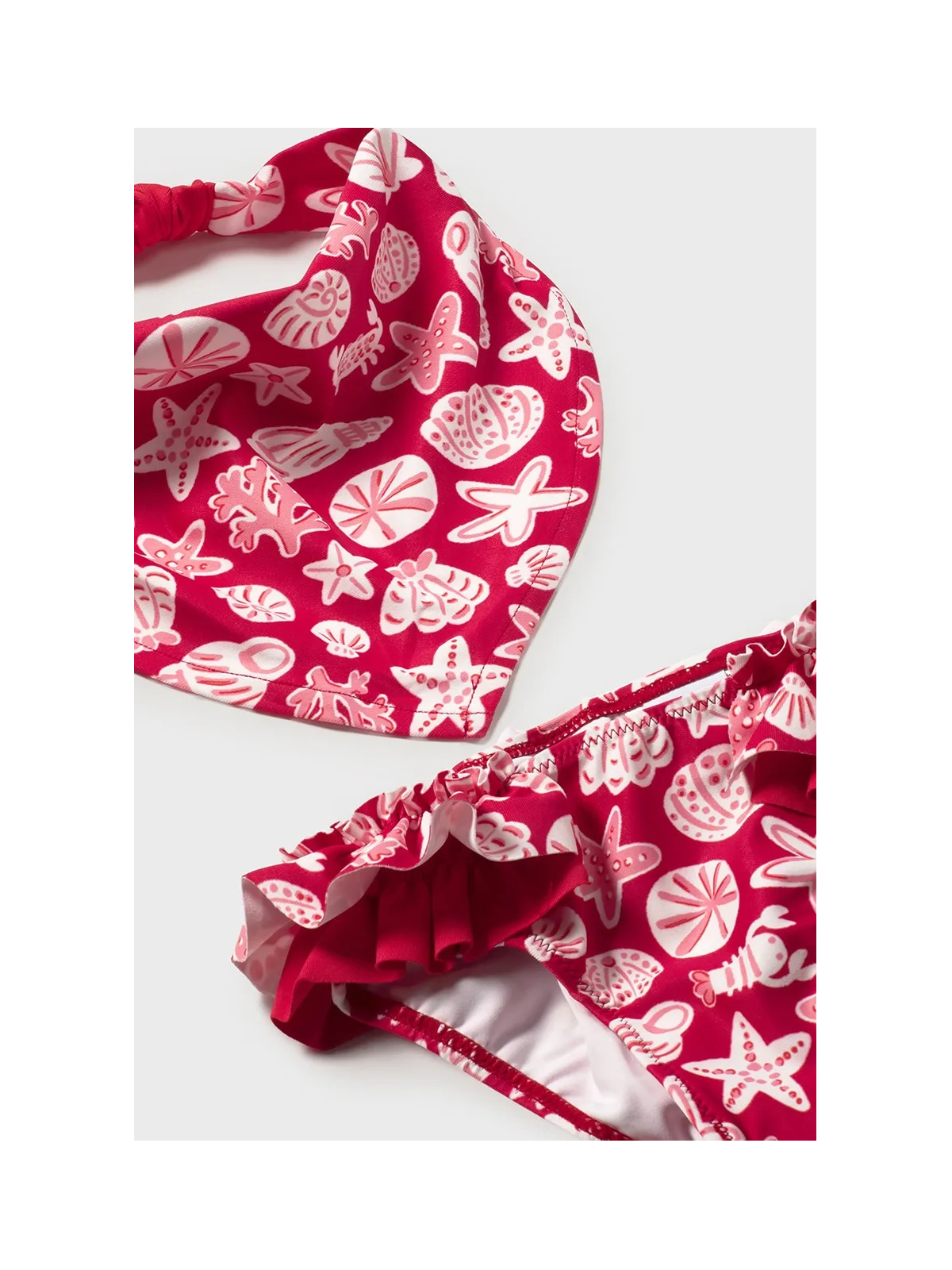 MAYORAL BABY  MAJTKI KĄPIELOWE CHUSTKA WZORY CZERWONE  1657/79