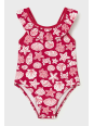 MAYORAL BABY  STRÓJ KĄPIELOWY JEDNOCZĘŚCIOWY CZERWONY FALABANKA 1754/20