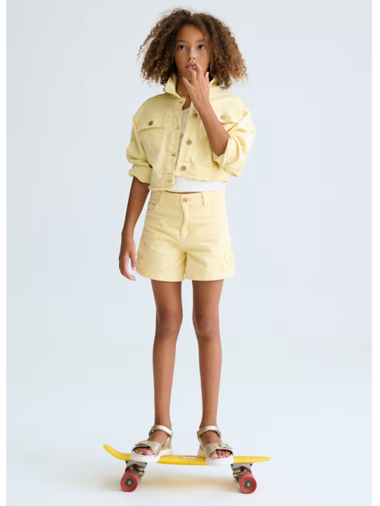 MAYORAL KURTKA KATANA JEANSOWA DLA DZIEWCZYNY ŻÓŁTA 6407/93