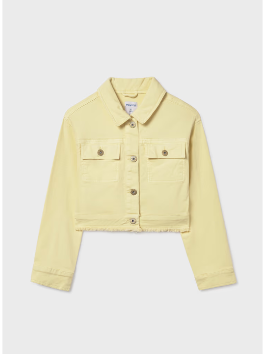 MAYORAL KURTKA KATANA JEANSOWA DLA DZIEWCZYNY ŻÓŁTA 6407/93