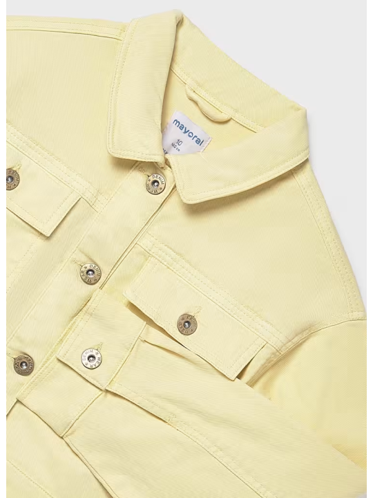 MAYORAL KURTKA KATANA JEANSOWA DLA DZIEWCZYNY ŻÓŁTA 6407/93