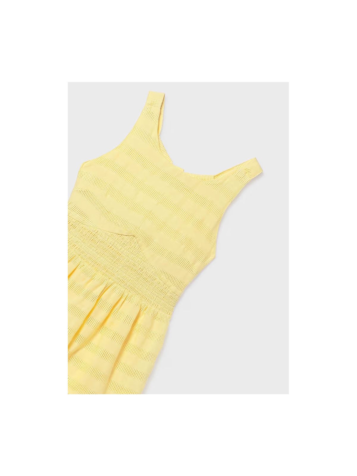 MAYORAL SUKIENKA DLA DZIEWCZYNY Z WYCIĘCIEM NA PLECACH ŻÓŁTA 6913/93