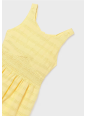MAYORAL SUKIENKA DLA DZIEWCZYNY Z WYCIĘCIEM NA PLECACH ŻÓŁTA 6913/93